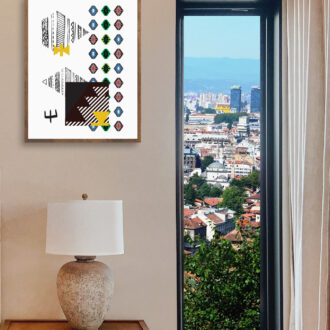 Kruščica Poster Art u ramu